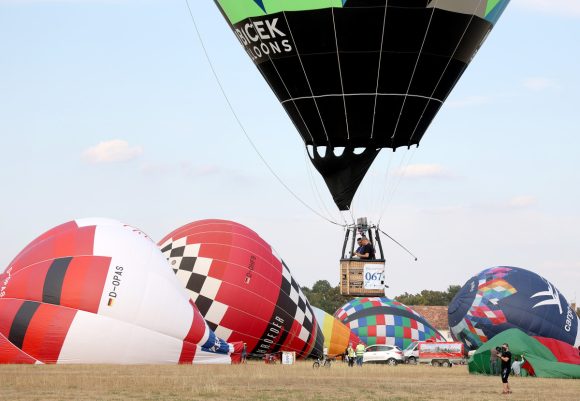 Szeged, 25. FAI Hőlégballon Világbajnokság, hőlégballon, repülés, repülőtér, sport, verseny