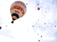 Szeged, 25. FAI Hőlégballon Világbajnokság, hőlégballon, repülés, repülőtér, sport, verseny