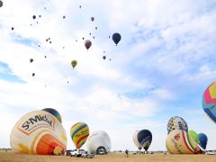 Szeged, 25. FAI Hőlégballon Világbajnokság, hőlégballon, repülés, repülőtér, sport, verseny