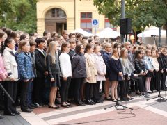 Szeged, Szent-Györgyi Albert, évforduló, megemlékezés, Rektori Hivatal, szobor, koszorúzás, egyetem, SZTE