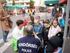 Szeged, Európai Autómentes Nap, troli, gyerekek, közlekedés, Dugonics tér