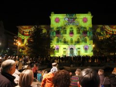 Szeged, Rektori Hivatal, Őszi Kulturális Fesztivál, kultura, fesztivál, fényfestés