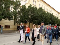 Szeged, Radnóti Miklós Emlékséta, Radnóti Gimnázium, vers, irodalom, kultura