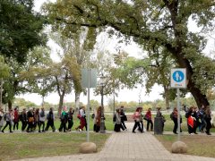 Szeged, Radnóti Miklós Emlékséta, Radnóti Gimnázium, vers, irodalom, kultura