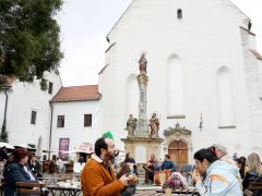 Szeged, VI. Szent Ferenc jótékonysági főzés, jótékonyság, főzés, Mátyás tér, Alsóváros