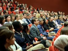 Szeged, Novo Nordisk Alapítvány, mRNA Konferencia, Szegedi Tudományegyetem, sajtótájékoztató, Karikó Katalin, Drew Weissman, Nobel-díj, Rovó László, SZTE, egyetem, kutató