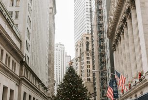 Karácsony. New York. Ünnep. Rockefeller Center.