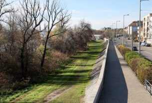 Szeged, ősz, időjárás, november, Felső Tisza-part