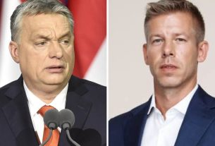 Orbán Viktor és Magyar Péter