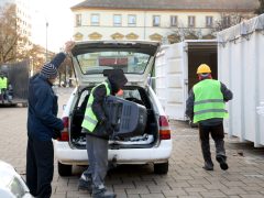 Szeged, elektronikai hulladékgyűjtés, hulladék, szemét, Csongrád-Csanád Vármegyei Kormányhivatal, Kormányhivatal, Rákóczi tér