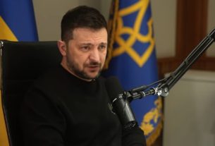 Volodimir Zelenszkij ukrán elnök