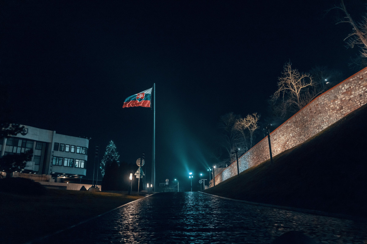 Szlovákia. Zászló.