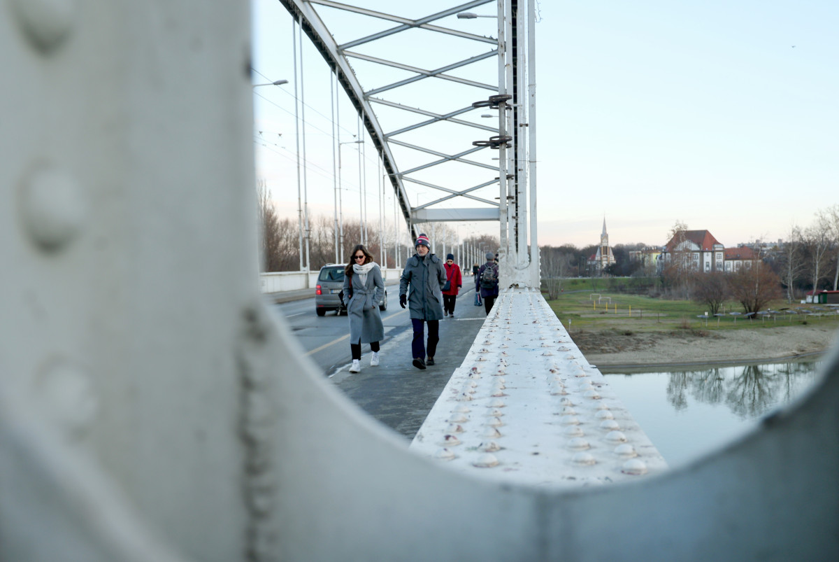 Szeged, letakarították, Belvárosi híd, híd, belváros, közlekedés