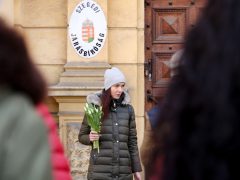 Szeged, szolidaritási megmozdulás, Magyar Bírói Egyesület, demonstráció, Szegedi Törvényszék, bíróság