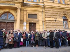 Szeged, szolidaritási megmozdulás, Magyar Bírói Egyesület, demonstráció, Szegedi Törvényszék, bíróság