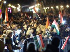 Szeged, Magyar Péter, országjáró körút, Széchenyi tér