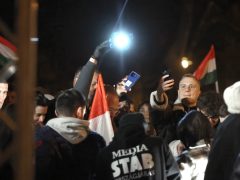 Szeged, Magyar Péter, országjáró körút, Széchenyi tér