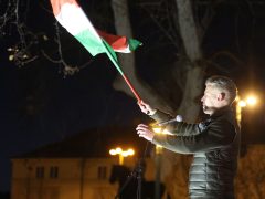 Szeged, Magyar Péter, országjáró körút, Széchenyi tér