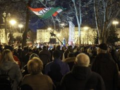 Szeged, Magyar Péter, országjáró körút, Széchenyi tér