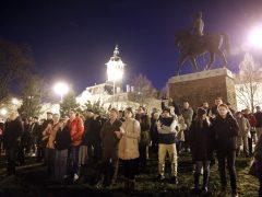 Szeged, Magyar Péter, országjáró körút, Széchenyi tér