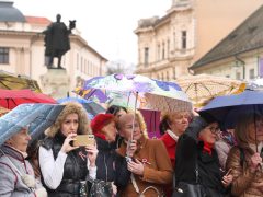 Szeged, március 15., ünnepség, Klauzál tér, zászlófelvonás, Széchenyi tér, Szabó Sándor