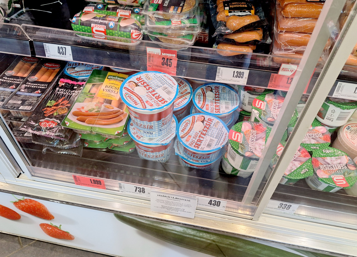 Szeged, március, élelmiszer, árrésstop, Spar, áruház, vásárlás, infláció, gazdaság, sertészsír