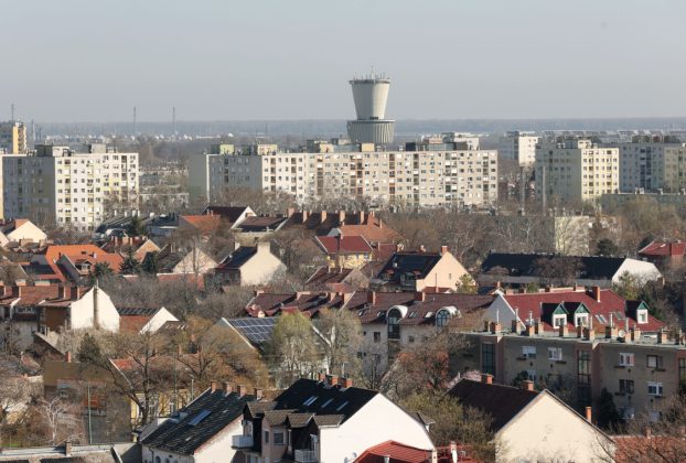 Szeged, Víz világnapja, Szent István téri víztorony, víztorony, látkép, belváros