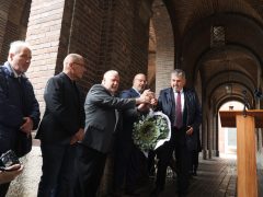 Szeged, Prof. Dr. Dávid Lajos, Gyógyszerészeti Intézet, Dóm tér, Nemzeti Emlékcsarnok, Pantheon, emléktábla, avatás, Hankó Balázs, Kiss-Rigó László, Rovó László