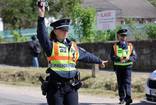 Rendőrség. Húsvét. Ellenőrzés. Fotó: Magyar Rendőrség hivatalos Facebook-oldala