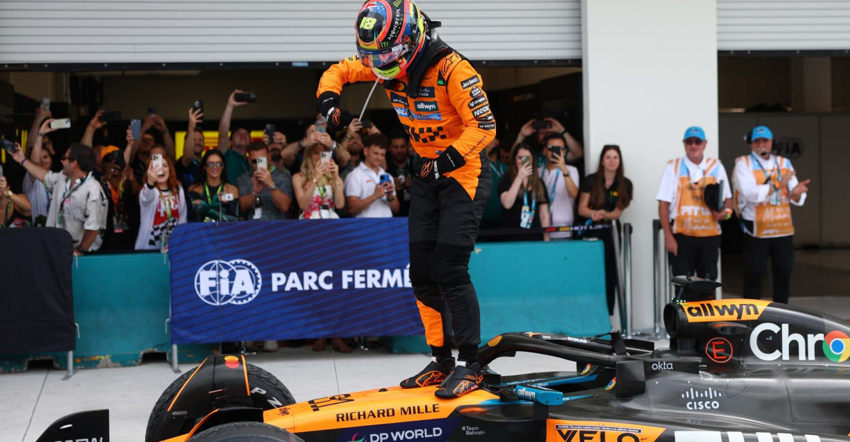 Miami Nagydíj - Piastri sorozatban harmadik futamát nyerte meg. Fotó: f1vilag.hu