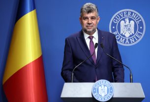 Lemondott Marcel Ciolacu román miniszterelnök. Fotó: Marcel Ciolacu hivatalos FB.