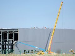 Szeged, épül, BYD, gyár, autógyár, gazdaság, ipar, építkezés