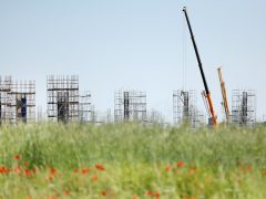 Szeged, épül, BYD, gyár, autógyár, gazdaság, ipar, építkezés