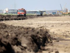 Szeged, épül, BYD, gyár, autógyár, gazdaság, ipar, építkezés