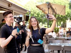 Szeged, Zsigmond Vilmos Nemzetközi Filmfesztivál, Filmfesztivál, megnyitó, Belvárosi mozi, Csapó Ida, cérnaportré, kiállítás