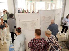 Szeged, Zsigmond Vilmos Nemzetközi Filmfesztivál, Filmfesztivál, megnyitó, Belvárosi mozi, Csapó Ida, cérnaportré, kiállítás