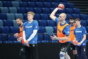 Szeged, OTP Bank Pick Szeged, kézilabda, csapat, edzés, Pick Aréna, sport