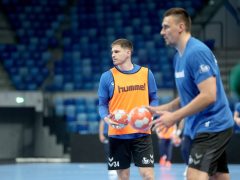 Szeged, OTP Bank Pick Szeged, kézilabda, csapat, edzés, Pick Aréna, sport