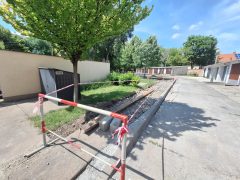 Szeged, Felsőváros, Dandár utca, felújítás