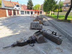 Szeged, Felsőváros, Dandár utca, felújítás