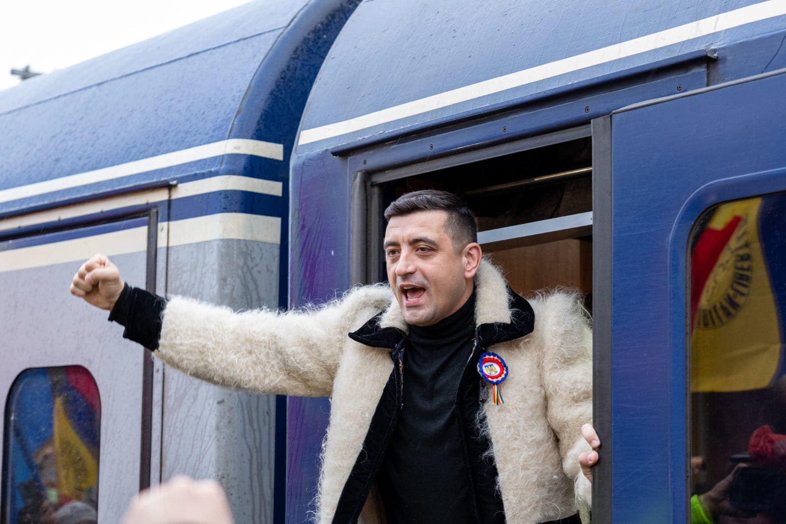 George Simion szerint Trianon nem Magyarország büntetése, hanem az igazság pillanata volt. Fotó: George Simion hivatalos FB.