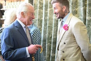 Lovagi rangra emelte a brit uralkodó David Beckhamet. Fotó: Beckham hivatalos FB.
