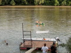 Szeged, tiszavirágzás, tiszavirág, kérész, Sárga, szabadstrand, strand, nyár, kajak, csónak, motorcsónak, Tisza, folyó, természet