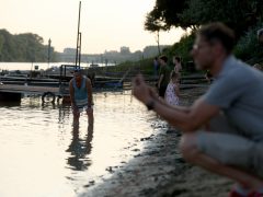 Szeged, tiszavirágzás, tiszavirág, kérész, Sárga, szabadstrand, strand, nyár, kajak, csónak, motorcsónak, Tisza, folyó, természet