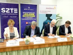 Szeged, együttműködési megállapodás, AstraZeneca, Szegedi Tudományegyetem, SZTE