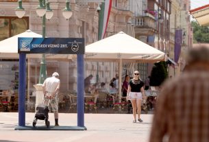Szeged, párakapu, Klauzál tér, június, nyár, meleg, hőség