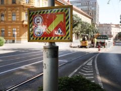 Szeged, Tisza Lajos körút, villamosvágányok, felújítás, vágányzár, forgalomkorlátozás, Kiss Ernő utca