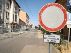 Szeged, Gogol utca, felújítás, forgalomkorlátozás