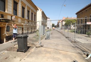 Szeged, Gogol utca, felújítás, forgalomkorlátozás