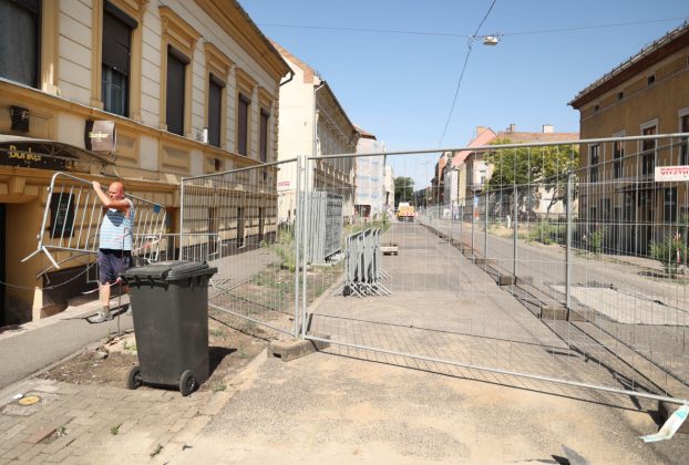 Szeged, Gogol utca, felújítás, forgalomkorlátozás